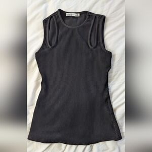 By Egreis black sleeveless top